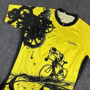 AOGDA Cycling Jersey, Size L, Full Zip‎